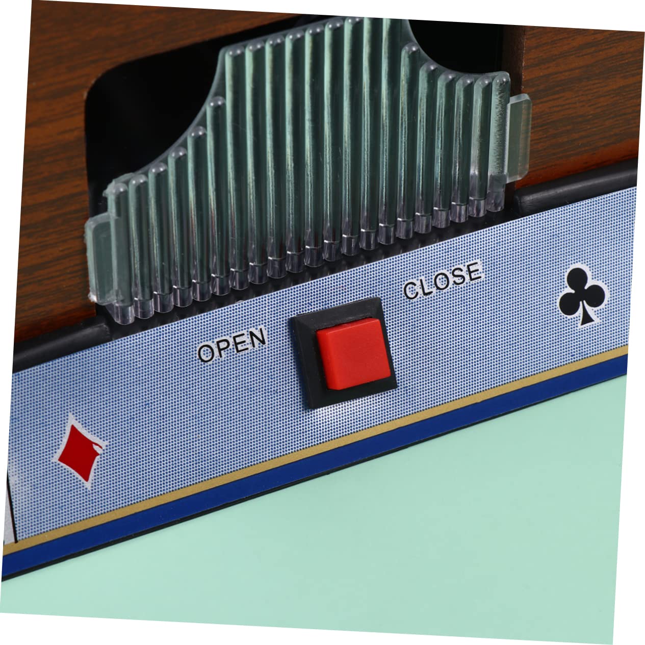 Mescolatore Carte Elettrico Automatico in Legno e Plastica Nero