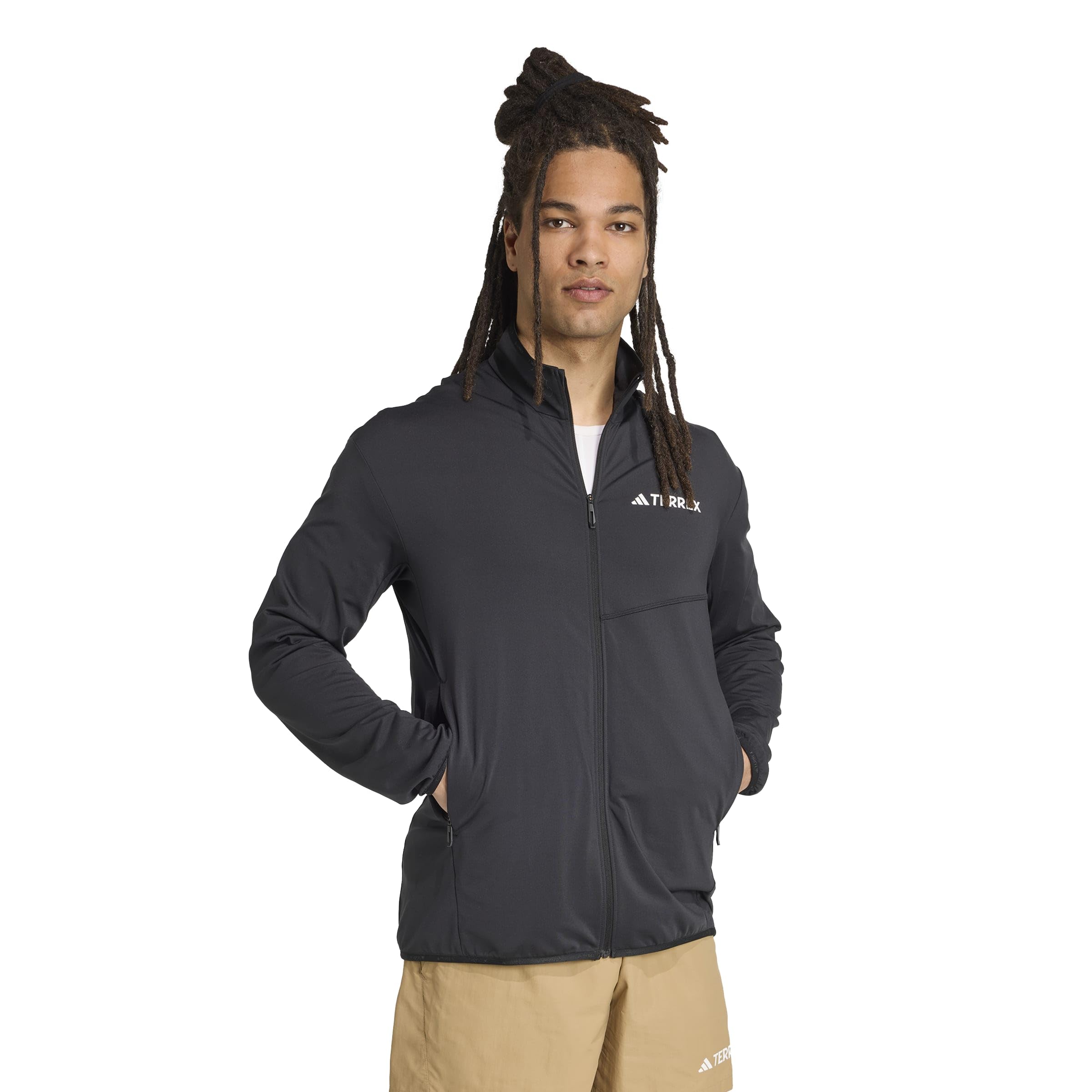 adidas Herren Terrex Multi CLIMAWARM Full Zip Tech Fleece Jacket
