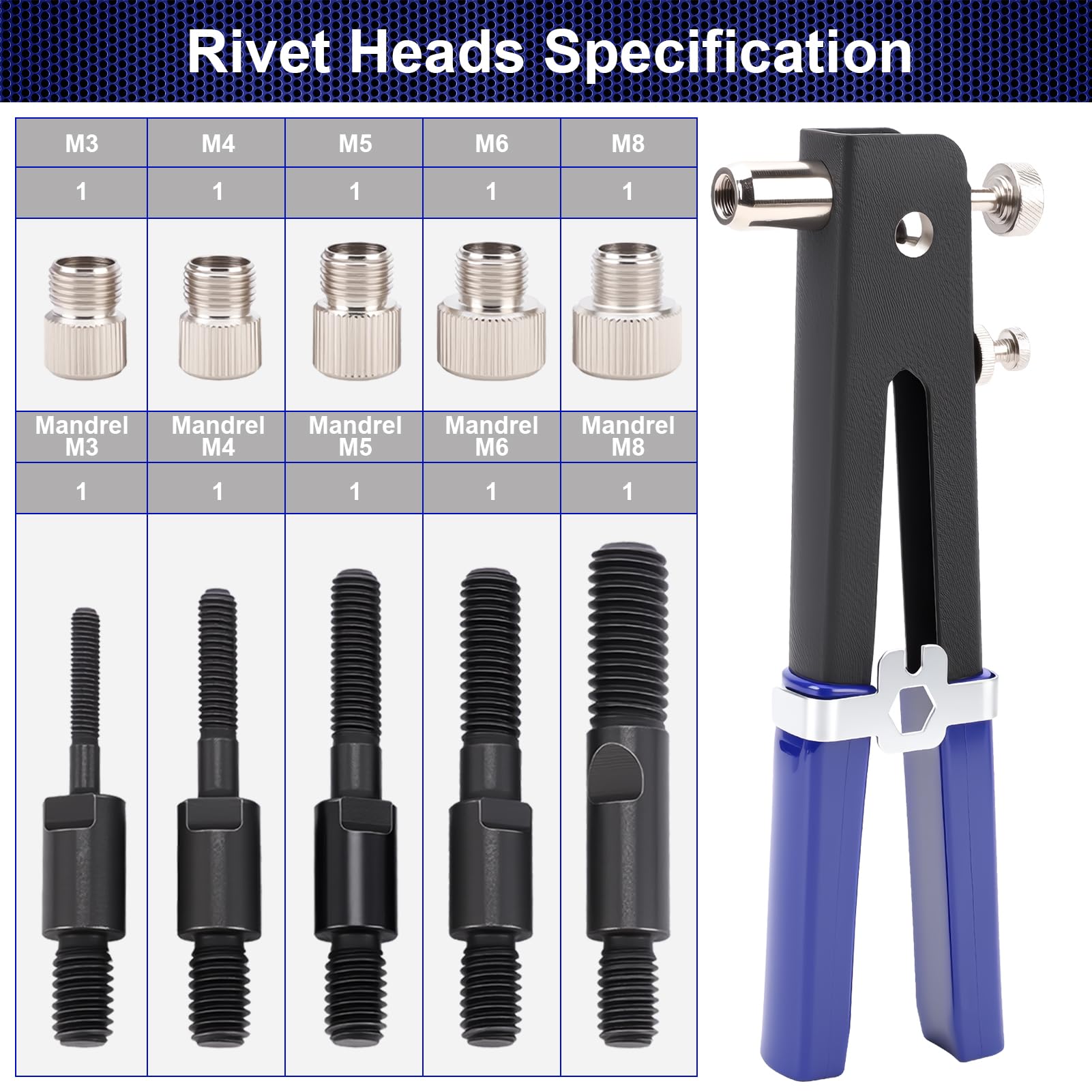 Ejoyous 430pcs Rivet Nut Tool Kit - Image 3