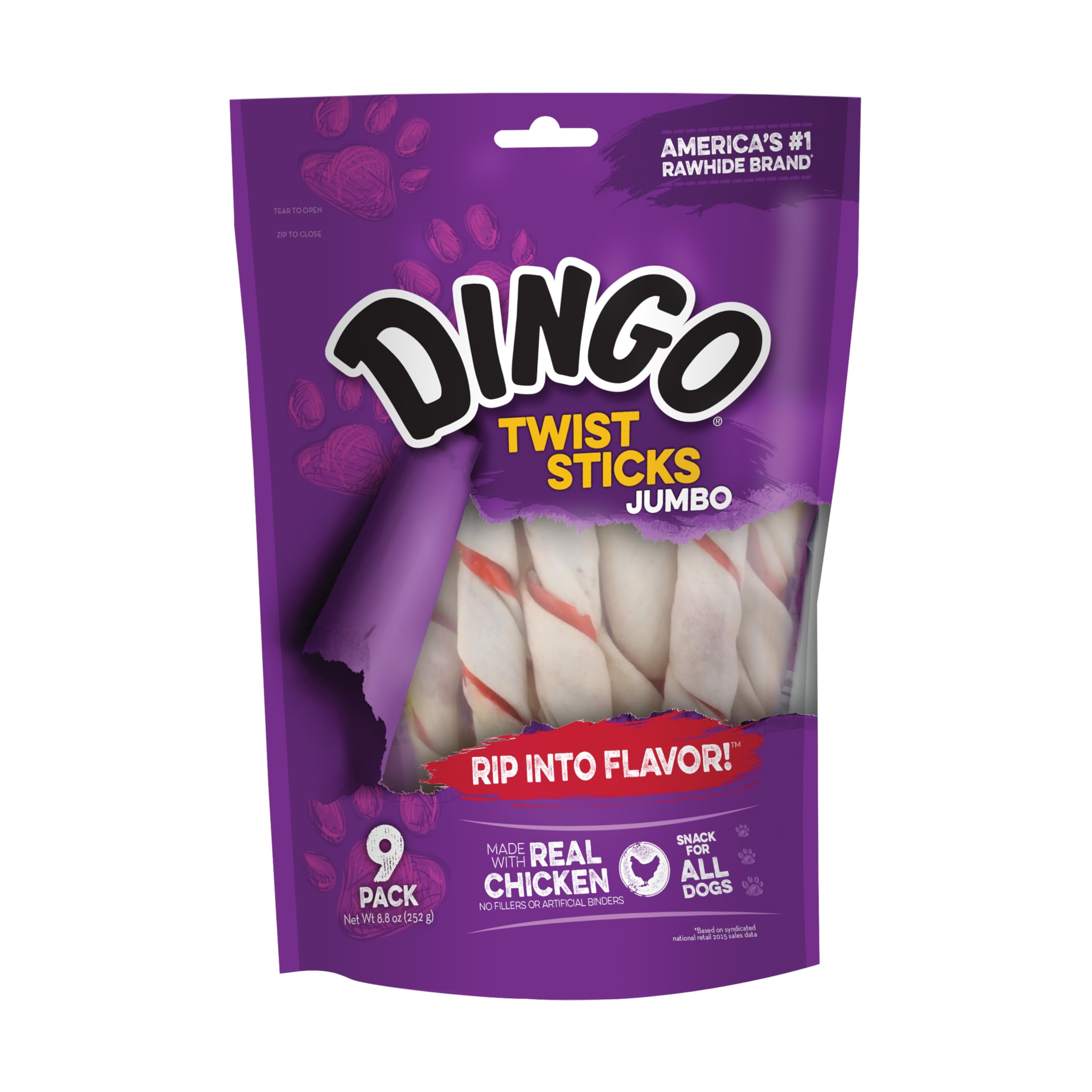 Dingo Jumbo Twist Sticks