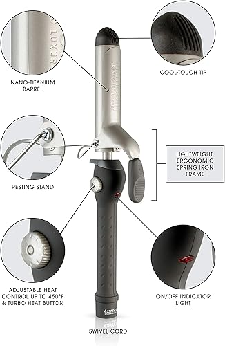 Miniatura 5 de usmooth Rizador profesional, 1.25 pulgadas