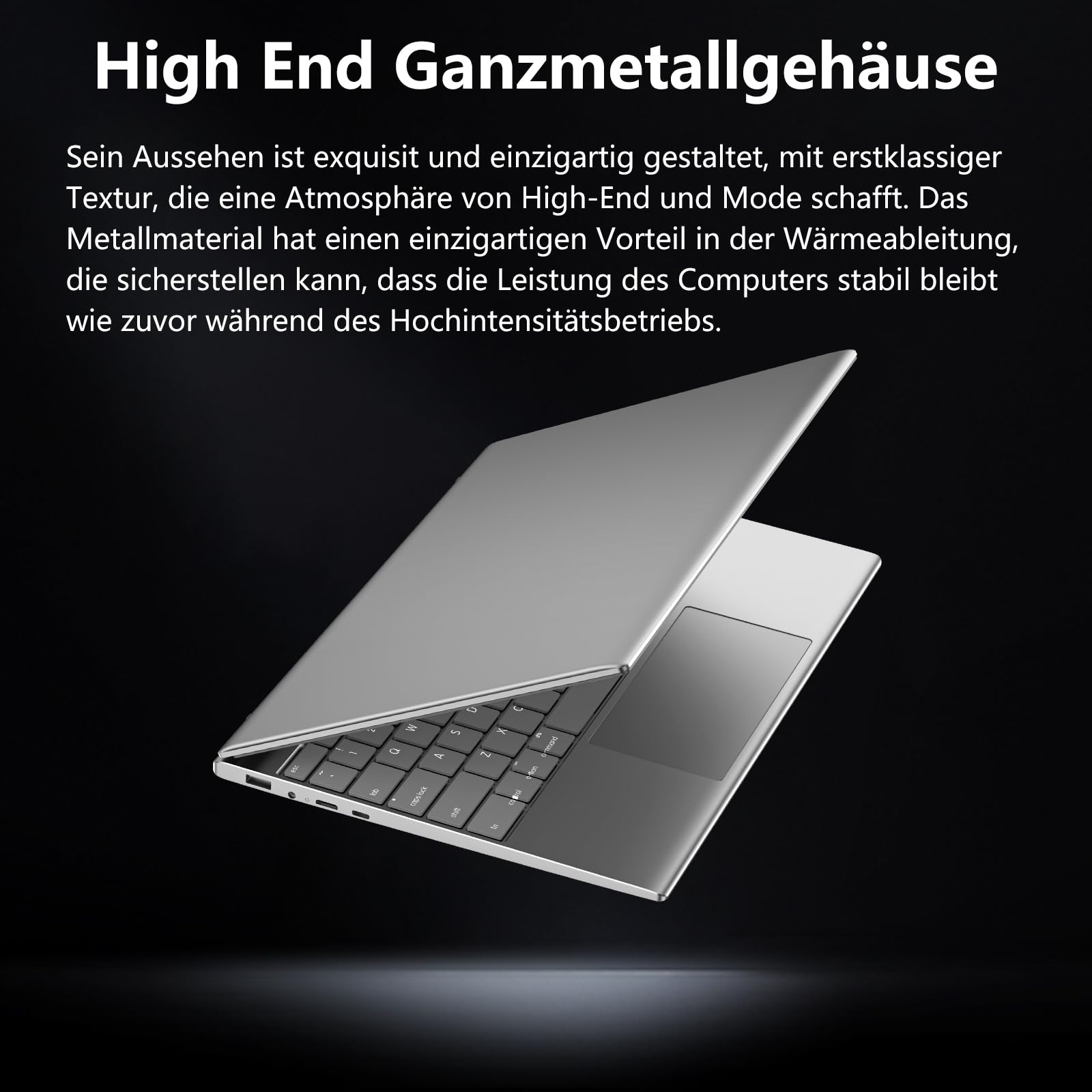 13,5-Zoll tragbarer Touchscreen-Laptop, (16 GB RAM, 512 GB SSD), 3K (3000×2000) IPS, Celeron N95-Prozessor mit bis zu 3,4 GHz, hintergrundbeleuchtete Tastatur, Fingerabdruckentriegelung, W11