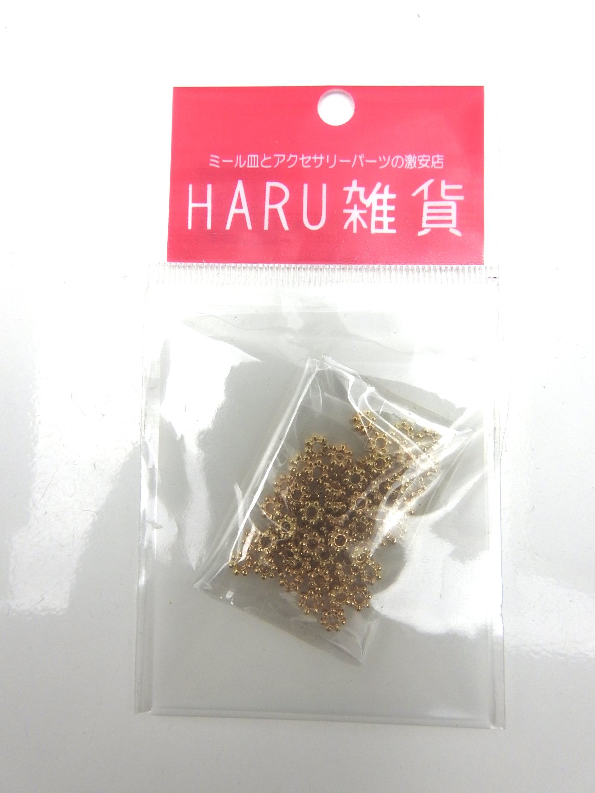 ロンデル　スペーサー　花　月　チャーム　ばら売り　パーツ　金属パーツ 0_0971a69d71b4b145394c33ce13b2