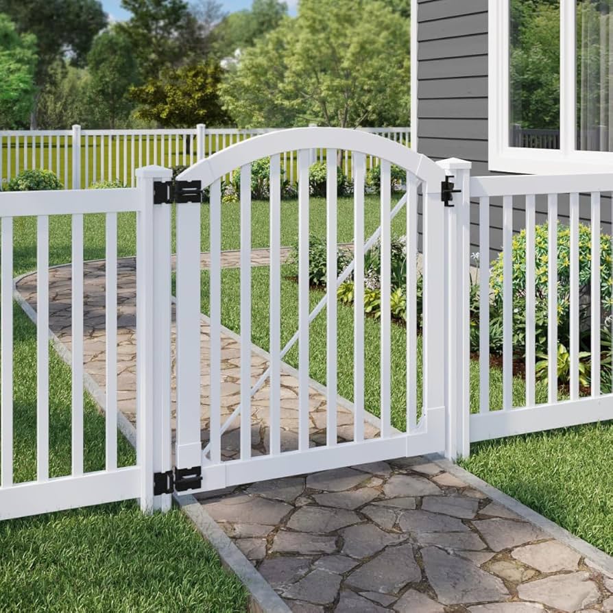 WamBam Fence Traditional 4' H x 4' W Premium Vinyl Yard and