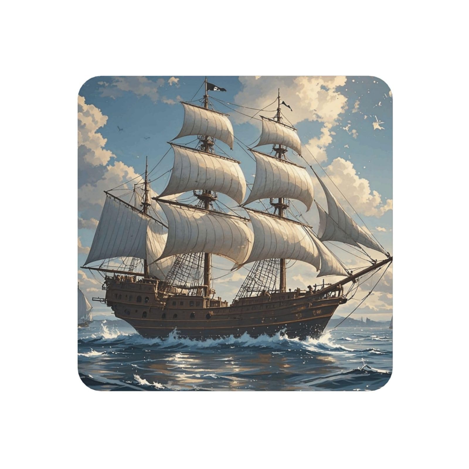Fridge Magnets Heavy Duty Round Small Magnets Nautical Vintage Ship Refrigerator Magnets Decorative Mini Strong Magnets for Whiteboard Kitchen Refrigerator Office Home Decor