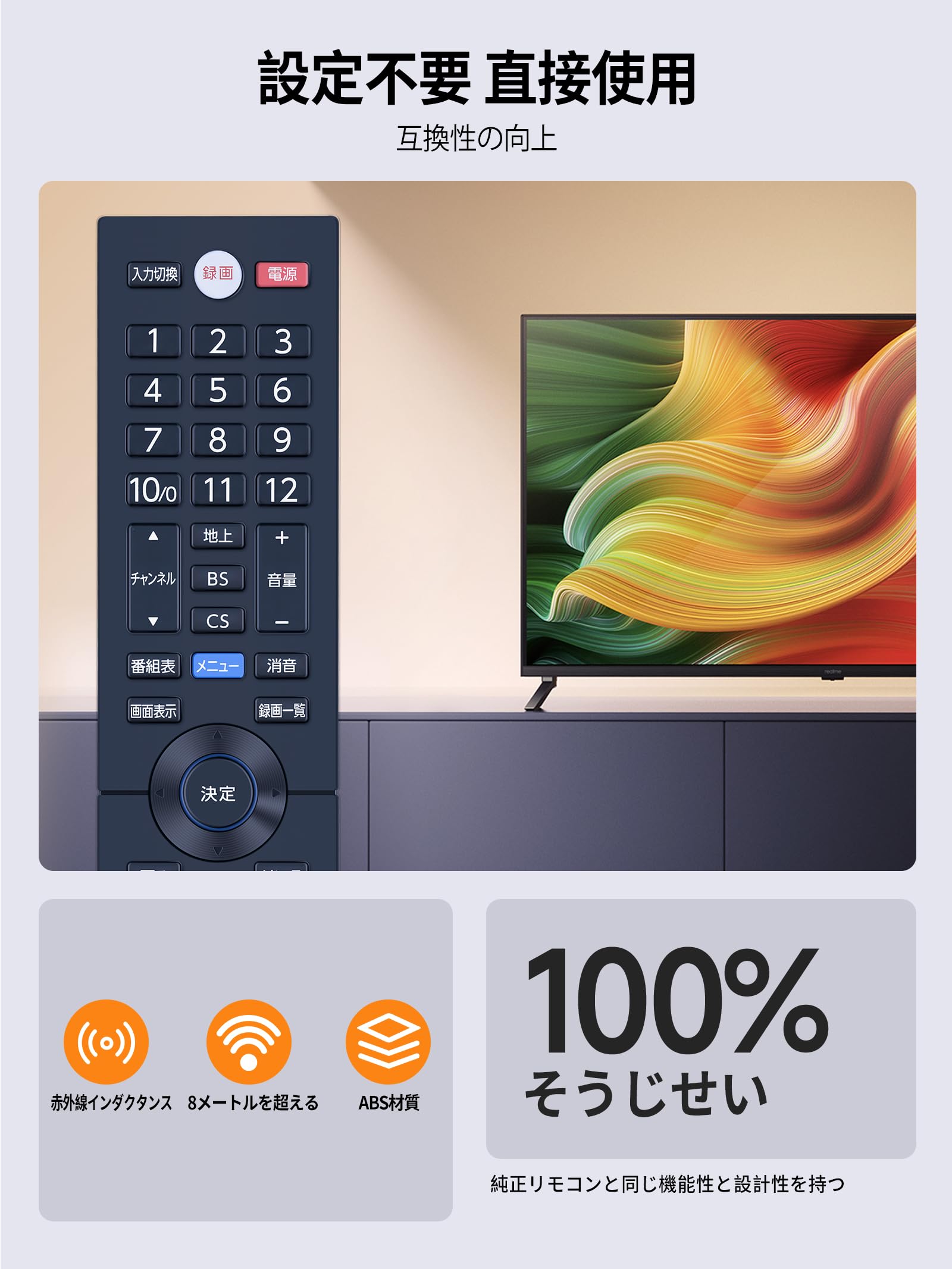 Amazon | テレビリモコンFRM-104TV for フナイテレビリモコン 24