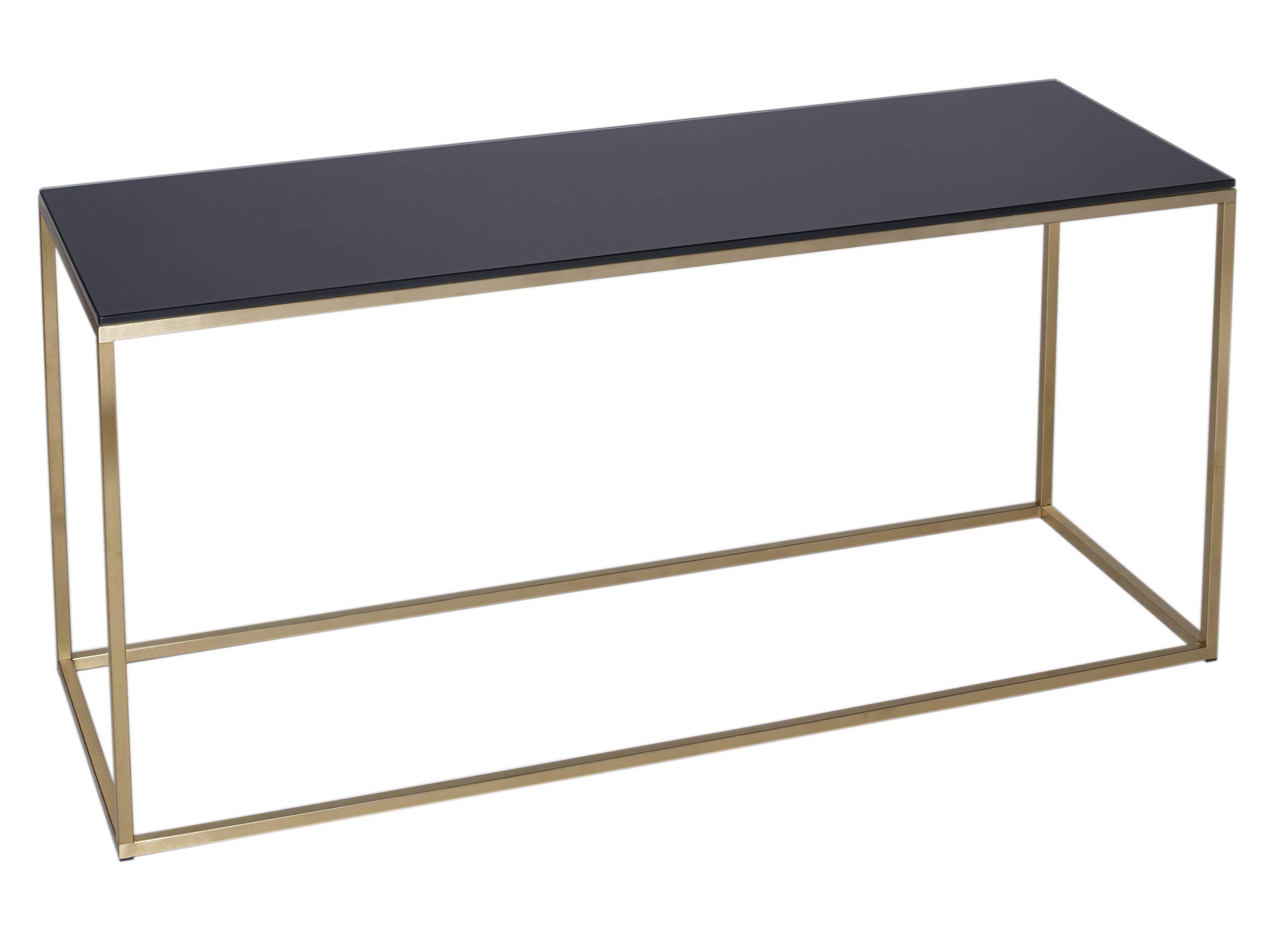 GillmoreSPACE TV Stand - Kensal BLACK with BRASS base