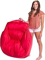 Vista 779 de Posh Creations Puf estructurado cómodo para jugar, leer y ver la televisión, Malibu Lounge, tela de lona para colorear, criaturas