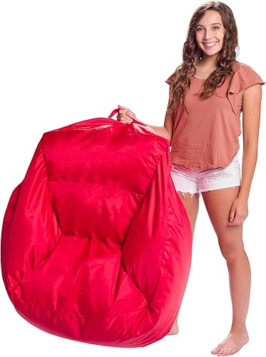 Miniatura 779 de Posh Creations Puf estructurado cómodo para jugar, leer y ver la televisión, Malibu Lounge, tela de lona para colorear, criaturas Criaturas de tela