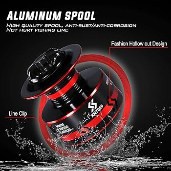 Amazon | Sougayilang スピニングリール 軽量ウルトラスムーズ