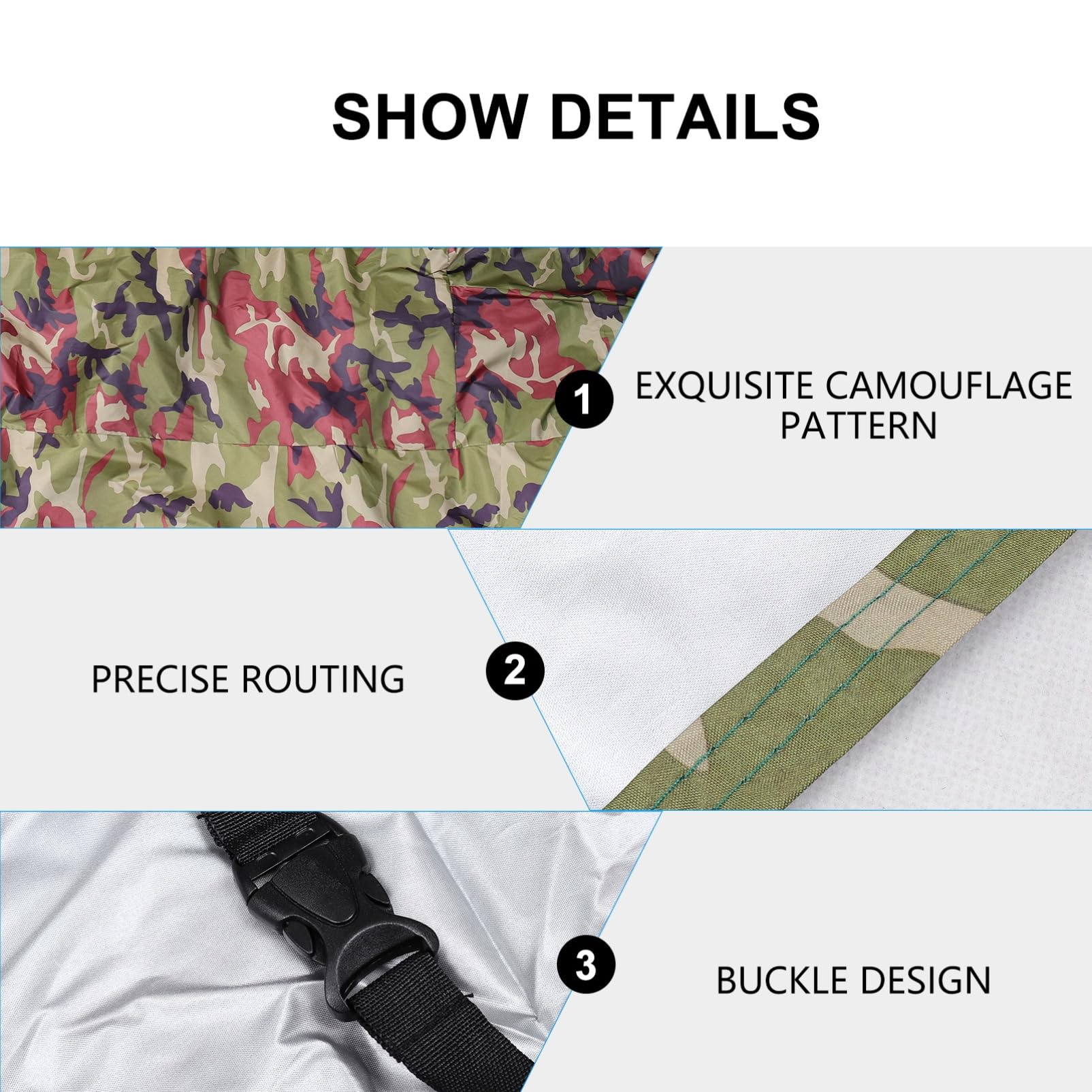 Cabilock Housse de Moto Imperméable en PU et Nano, Protection Anti-Rayures et Résistante la Chaleur, pour L’extérieur et L’Hiver