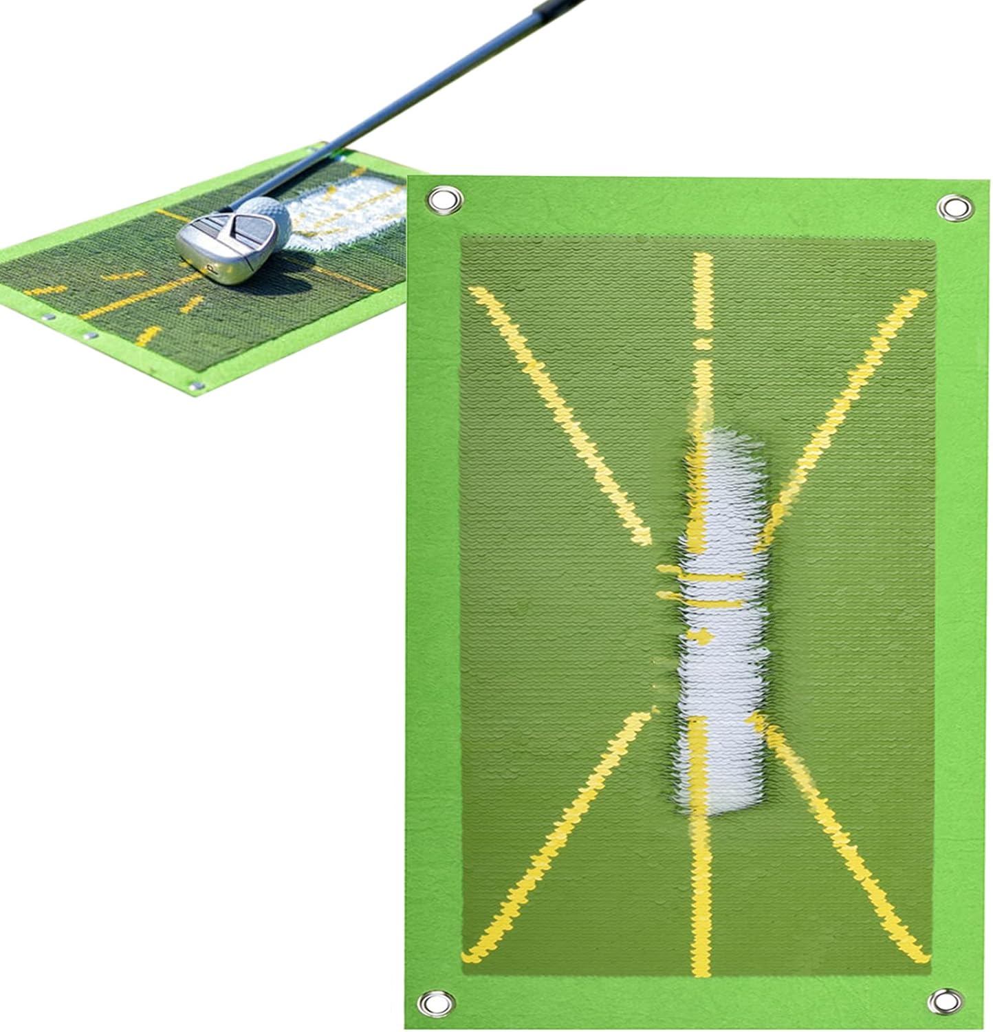 Golf Swing Mat Golf Training Mat for Swing Detection Batting Mini