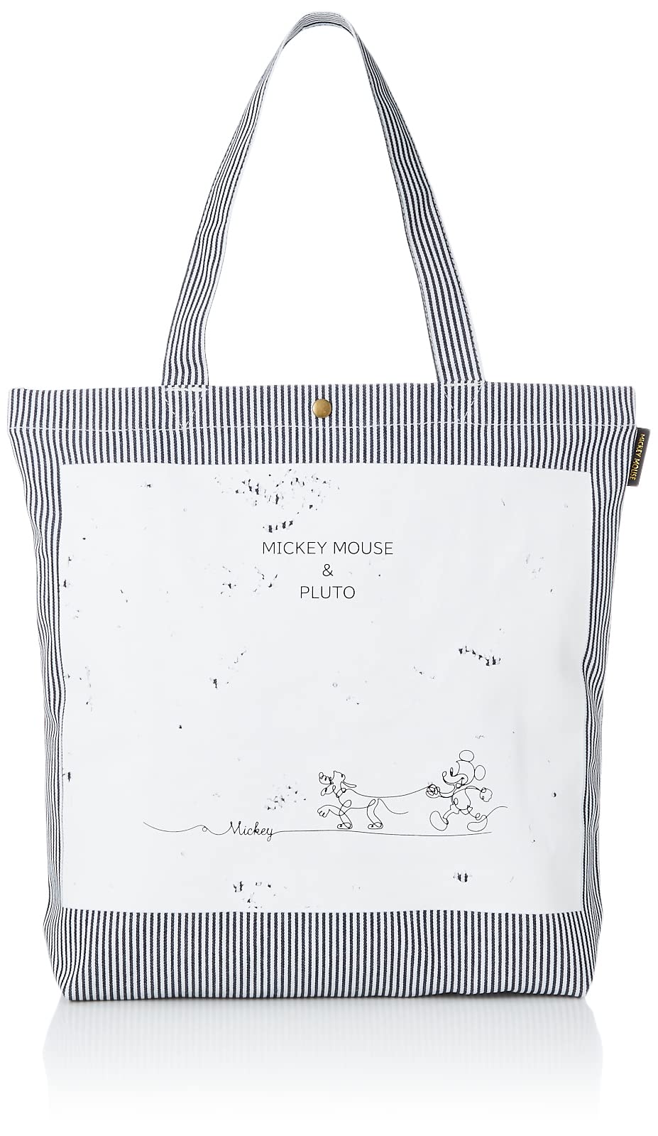 Siffler 6009P Women's Canvas Tote Bag, DN48. Mickey Line Art Hickory