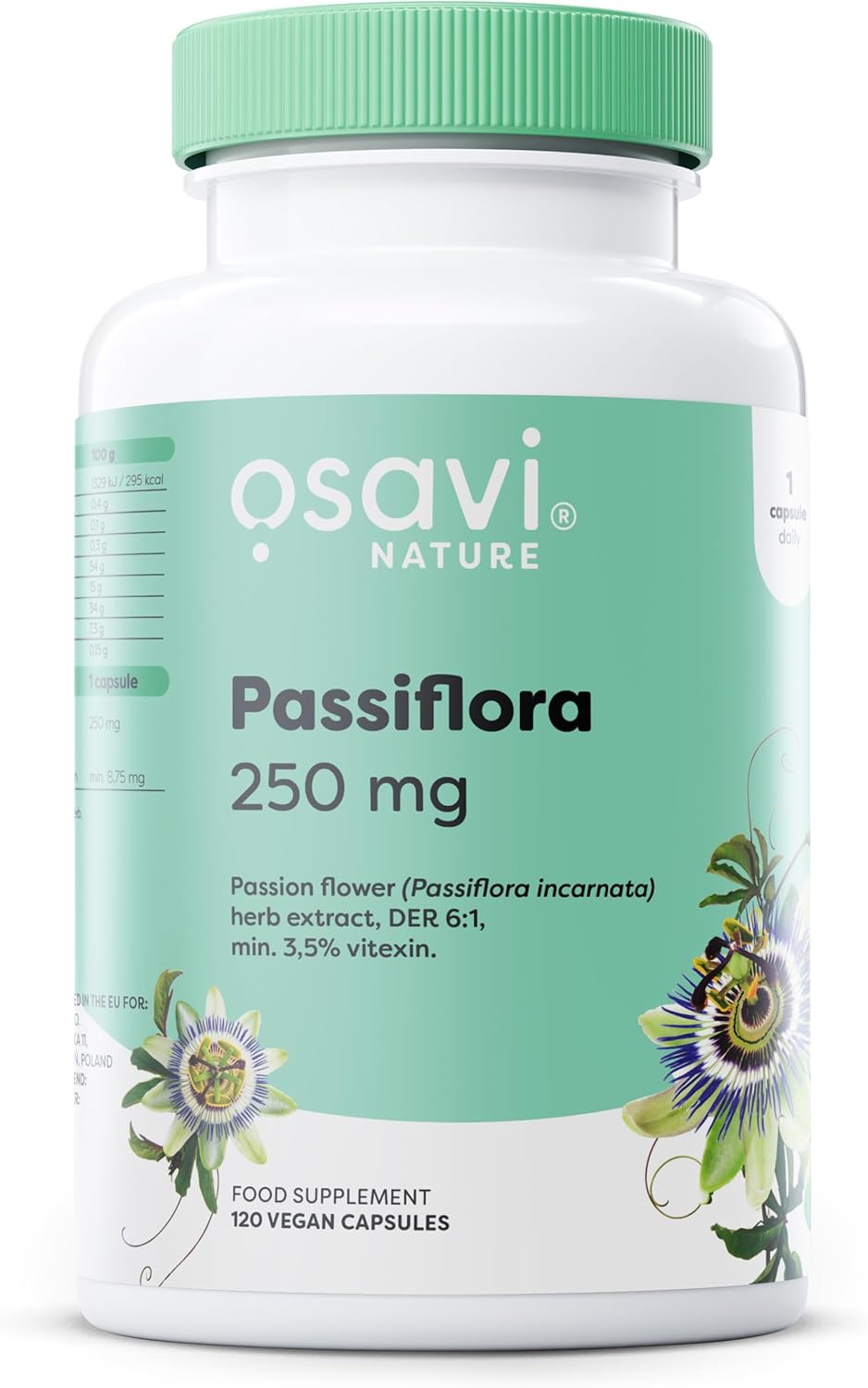 Osavi Passiflora, 250mg – 120 Vegan caps