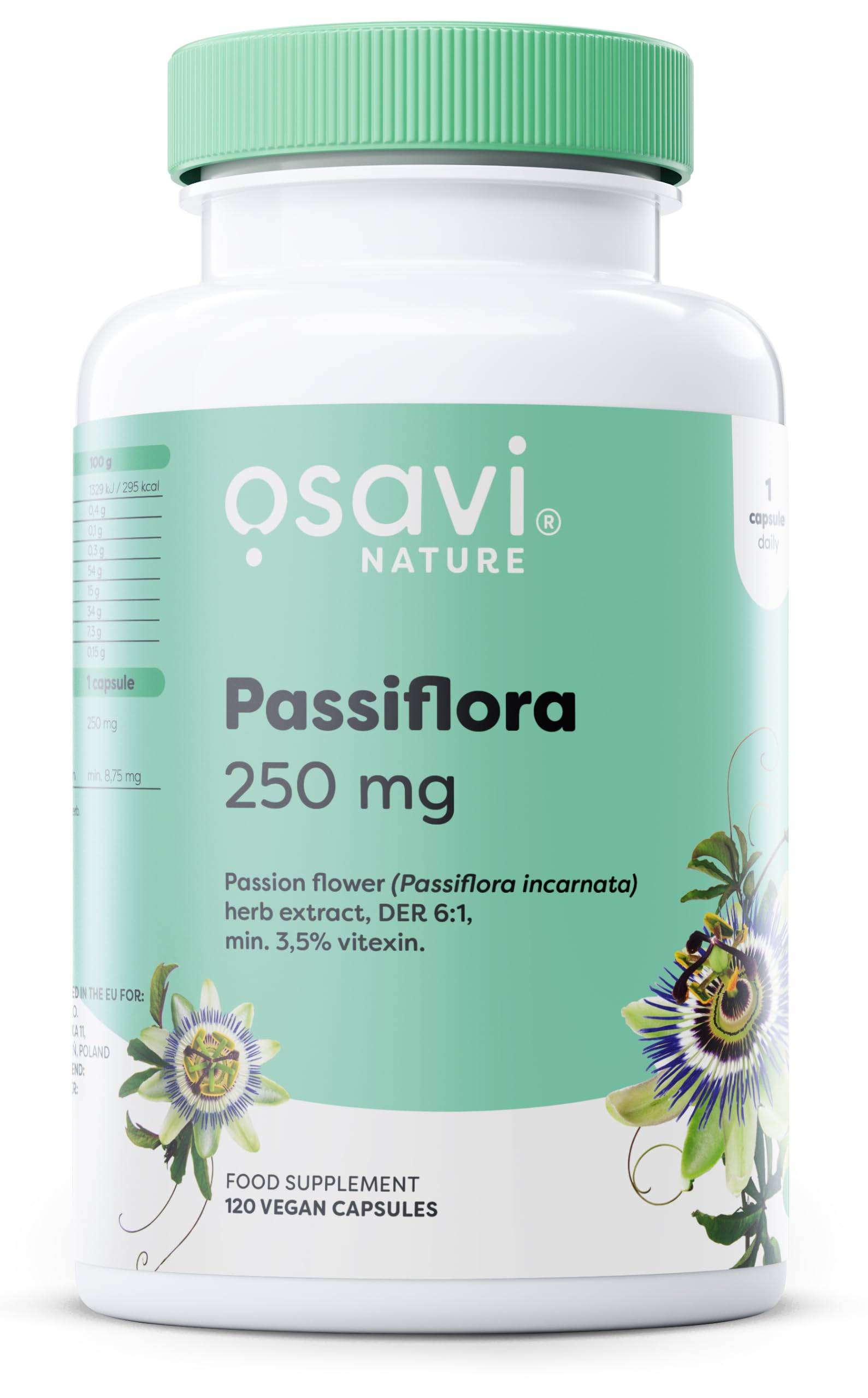 Osavi Passiflora, 250Mg - 120 Vegan Caps-image