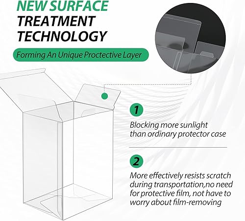 Miniatura 3 de Funko - Paquete de 100 protectores para figuras de vinilo de 4 pulgadas, protector transparente de 0.015 in, caja de exhibición de plástico,