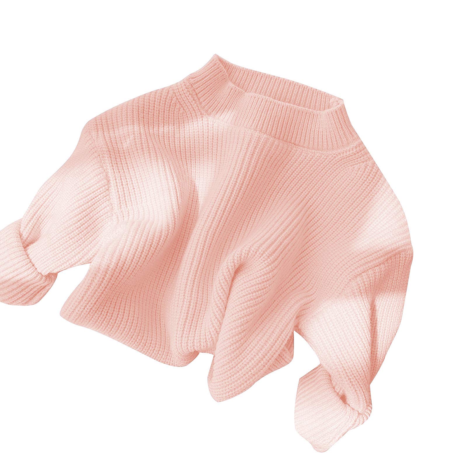 Toddler Baby Girls Loose Long Sleeve Knit Sweaters Warm Pullover Top Fall Winter Clothes Outfits