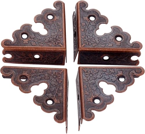 dophee 4 protectores decorativos de esquina, cubiertas de seguridad de borde de estilo retro para marcos de fotos, álbum, caja de joyerĂa, caja de dophee 4 protectores decorativos de esquina, cubiertas de seguridad de borde de estilo retro para marcos de fotos, álbum, caja de joyerĂa, caja de