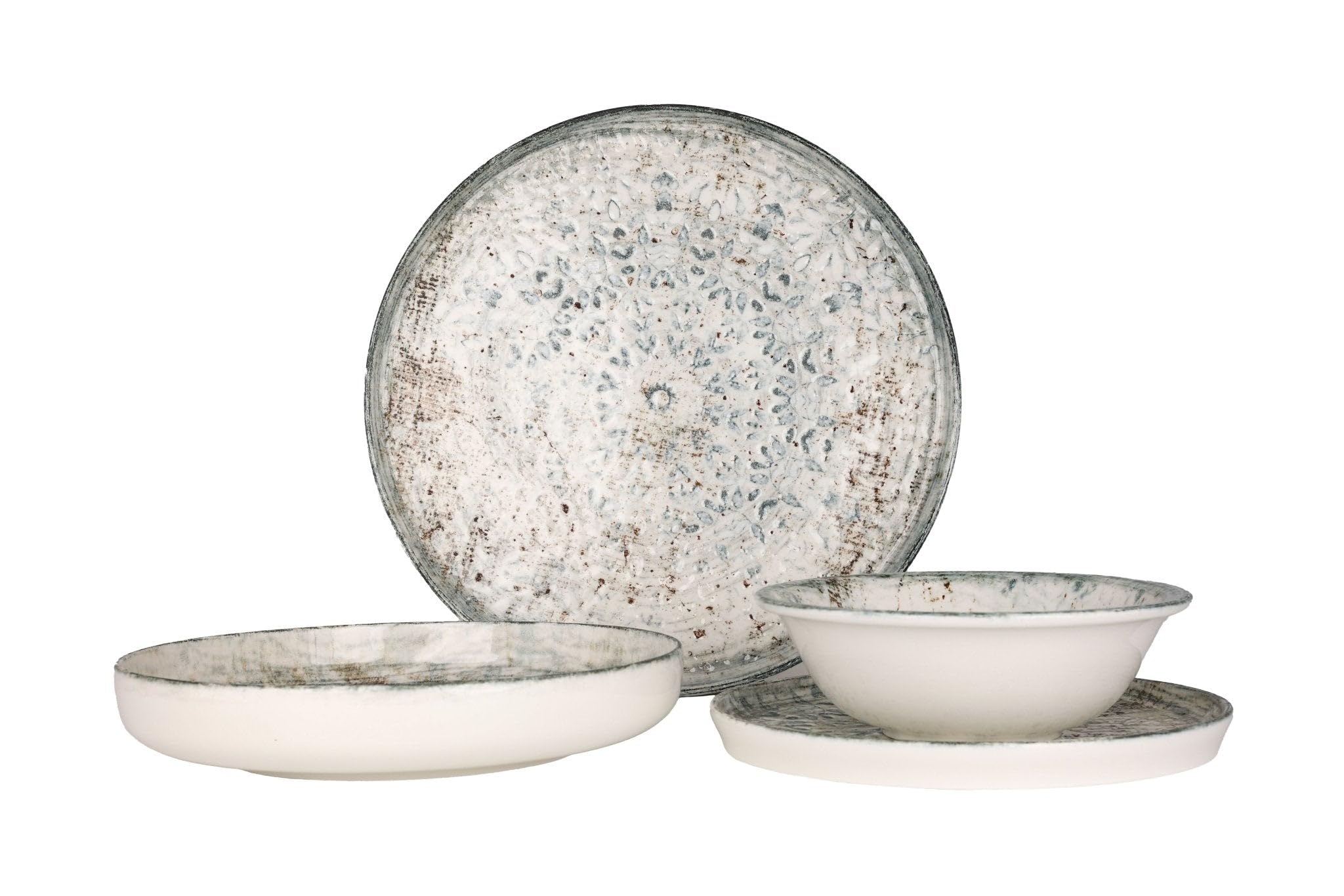 Rinart Zestaw obiadowy - Fade - 24 sztuki - 6 Osób - Porcelana