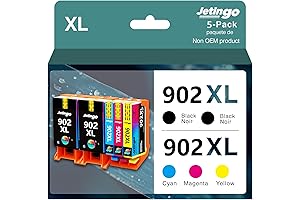902XL Ink Cartridges for HP Printers Compatible with Officejet Pro 6960 Series