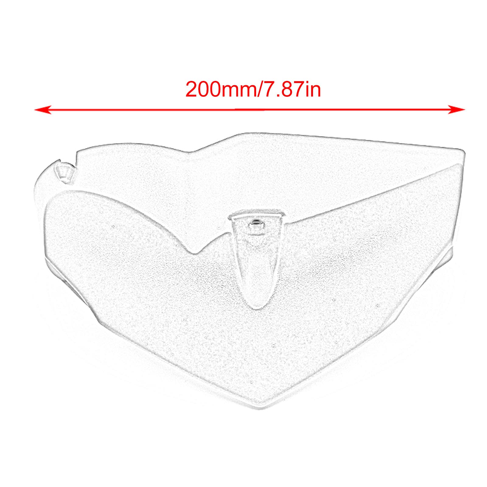 Generic Couvercle de Compteur de Vitesse de Moto – Coque Arrière de Rechange en ABS pour FZ1 FZ1N FZ6 FZ6N – Le Boîtier de Protection du Tachymètre Améliore les Dommages Causés au Vélo et aux