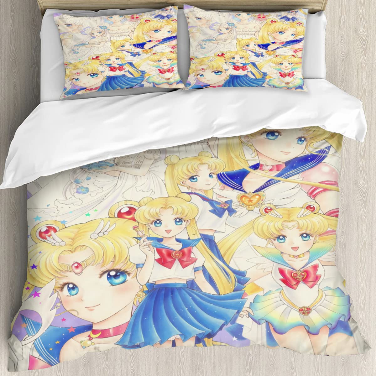 美少女戦士セーラームーン 掛け布団カバーセット 美少女戦士セーラームーン うさぎのお布団カバーセット：美少女