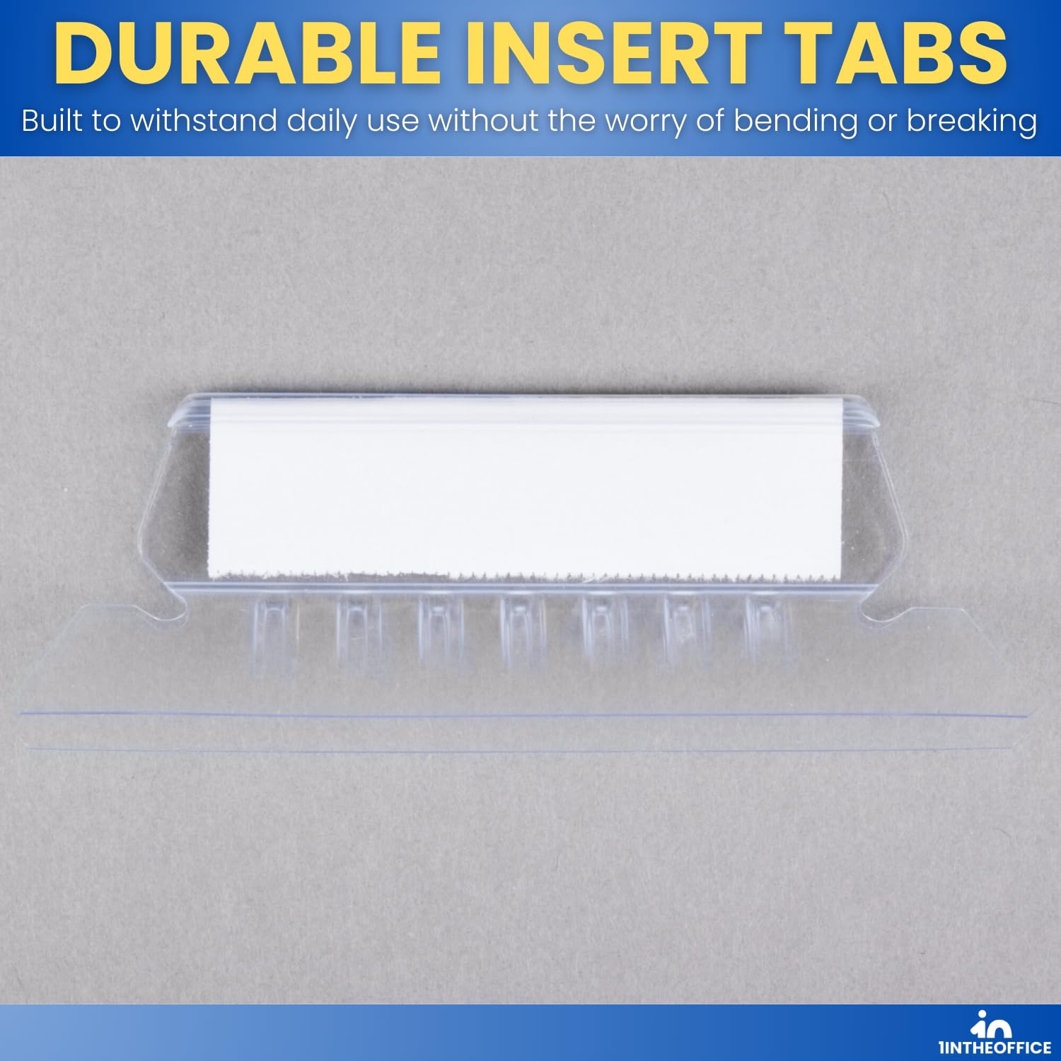 Snapklik.com : File Folder Tabs And Inserts, Plastic Clear Tabs, And ...