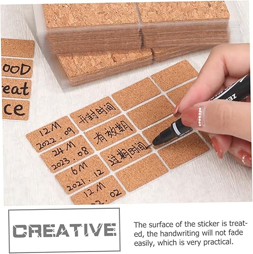 Miniatura 9 de Tofficu 96sheets Multi-Functional Storage Labels Oil Blank Box Stickers for Home Office and School Use Easy to Write and Remove Organize Your Space
