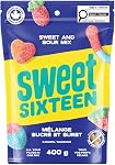Sweet Sixteen CLASSIC JUJUBE & GUMMY Mélange de bonbons - Assortiment de bonbons à la soupe et au gummy - Tourteaux & Sans écrou - 400g