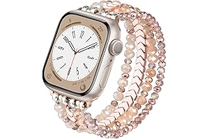 Beaded Bracelet Compatible with Apple Watch Series 7 40mm for Women
