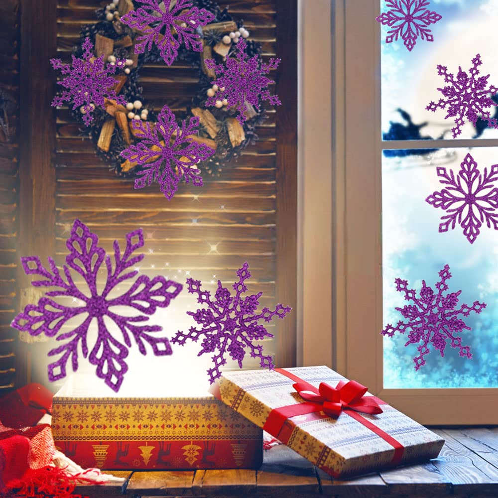 Décoraton De Gâteau Flocon De Nege Acrylque Personnalsée - Marage Hver