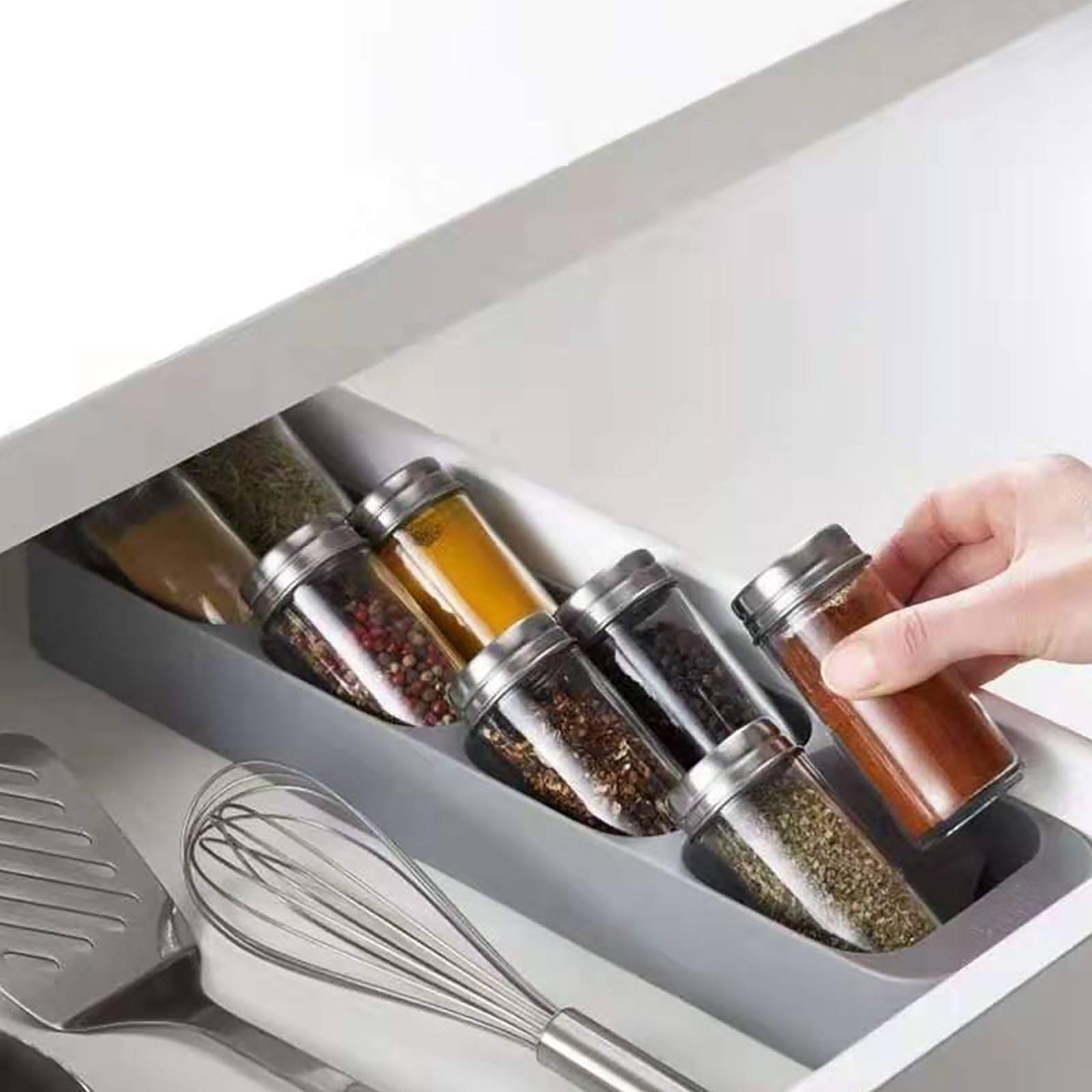 Caja De Almacenamiento De 2 Rejillas Para Cocina D... – Grandado