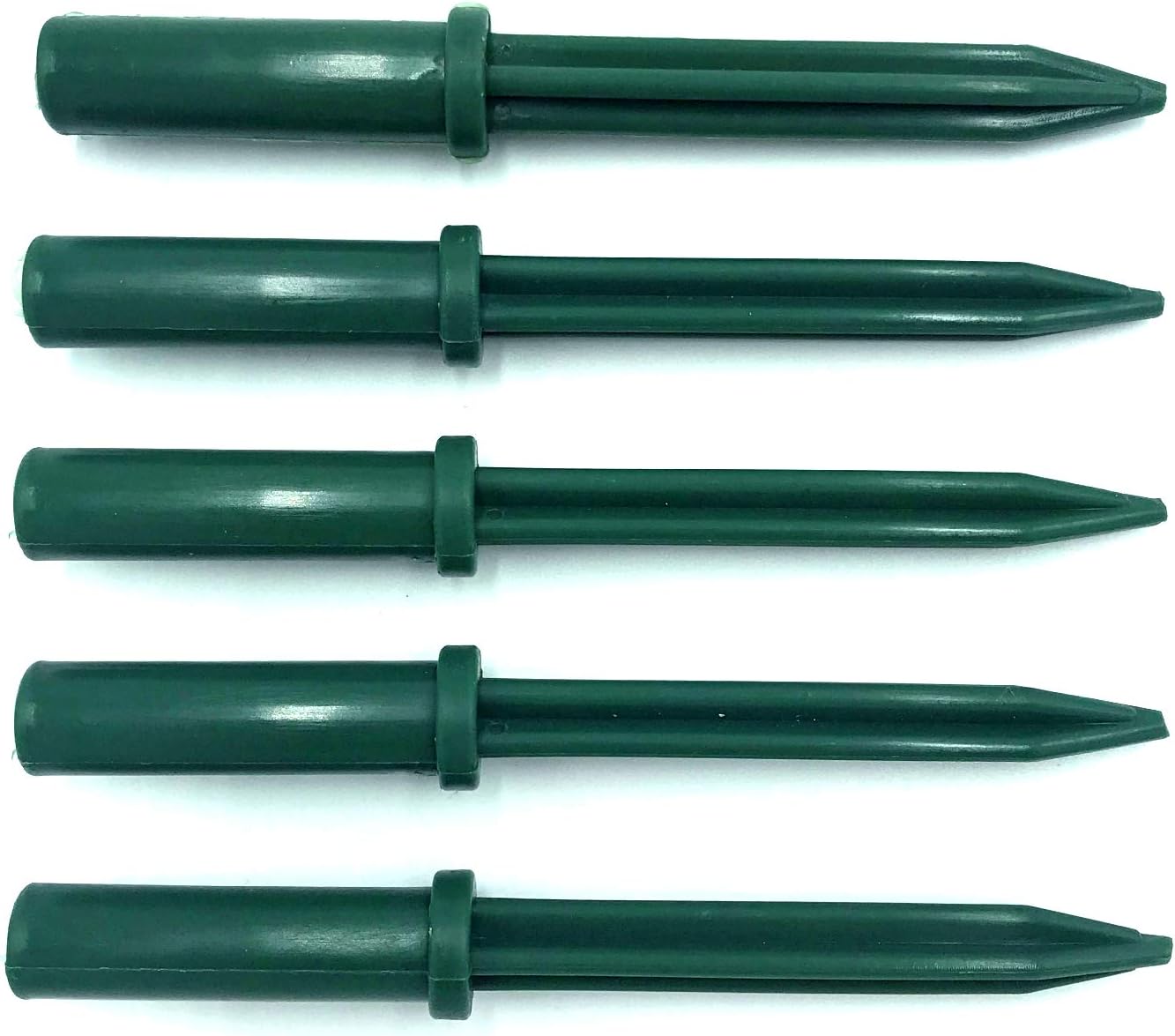 GardenSkill Spiked Feet for Garden Plant Stakes - Attach to Metal Poles and Tubing for Easy Staking in Ground (16mm dia, pack 5)