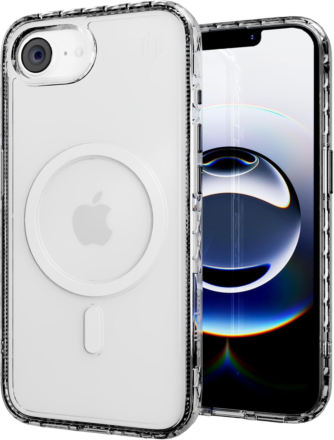 cellhelmet Magnitude Case Designed for iPhone 16e/17e | MagSafe Compatible | Drop Test Certified | Shockproof Durable iPhone 16e/17e Case | Onyx Black