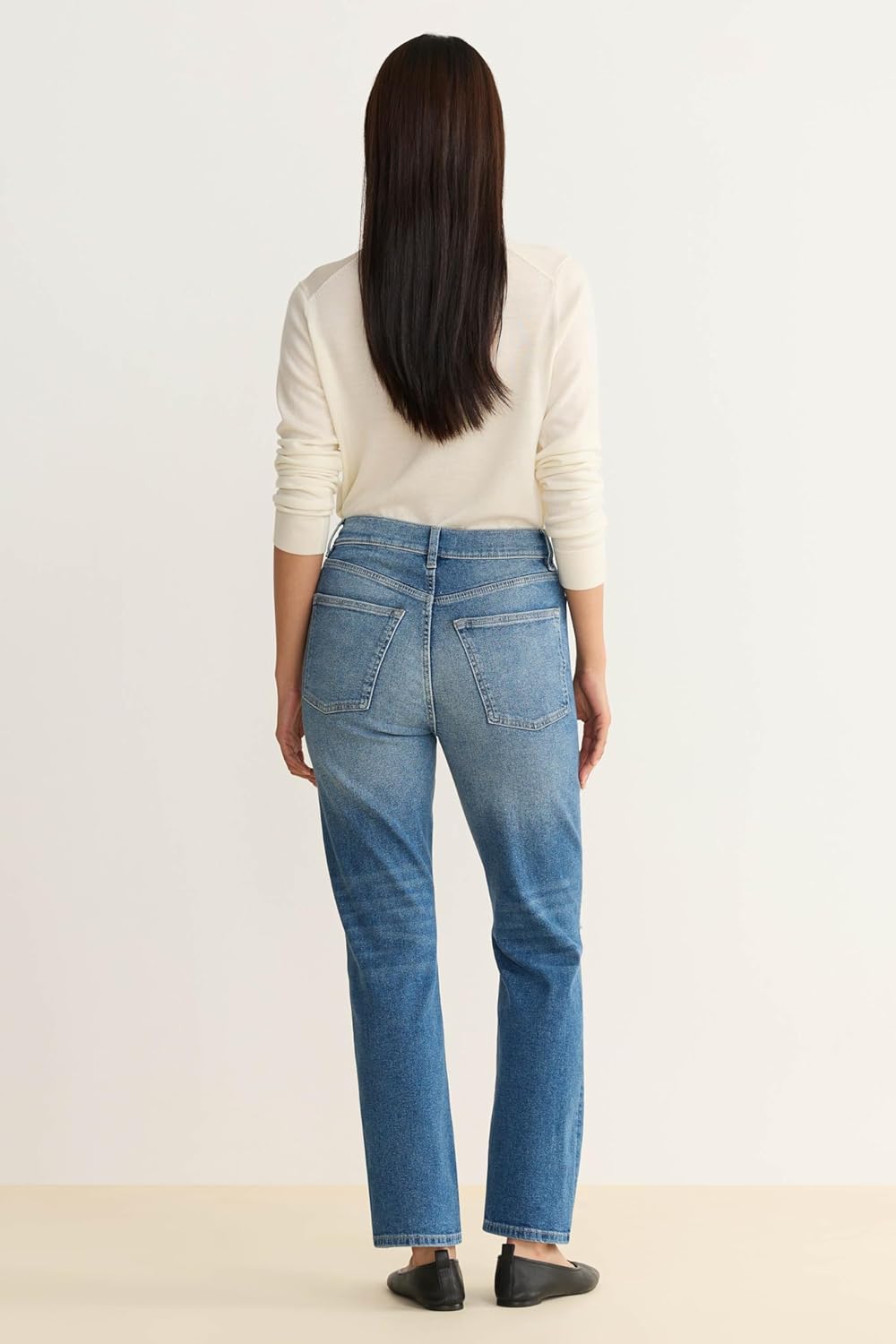 Warp + Weft Womens ASE Straight Jeans - High Rise - Image 4