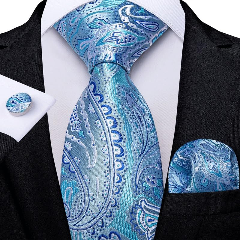 Set Corbata y Pañuelo de Seda y Poliéster para Hombre miniatura 2