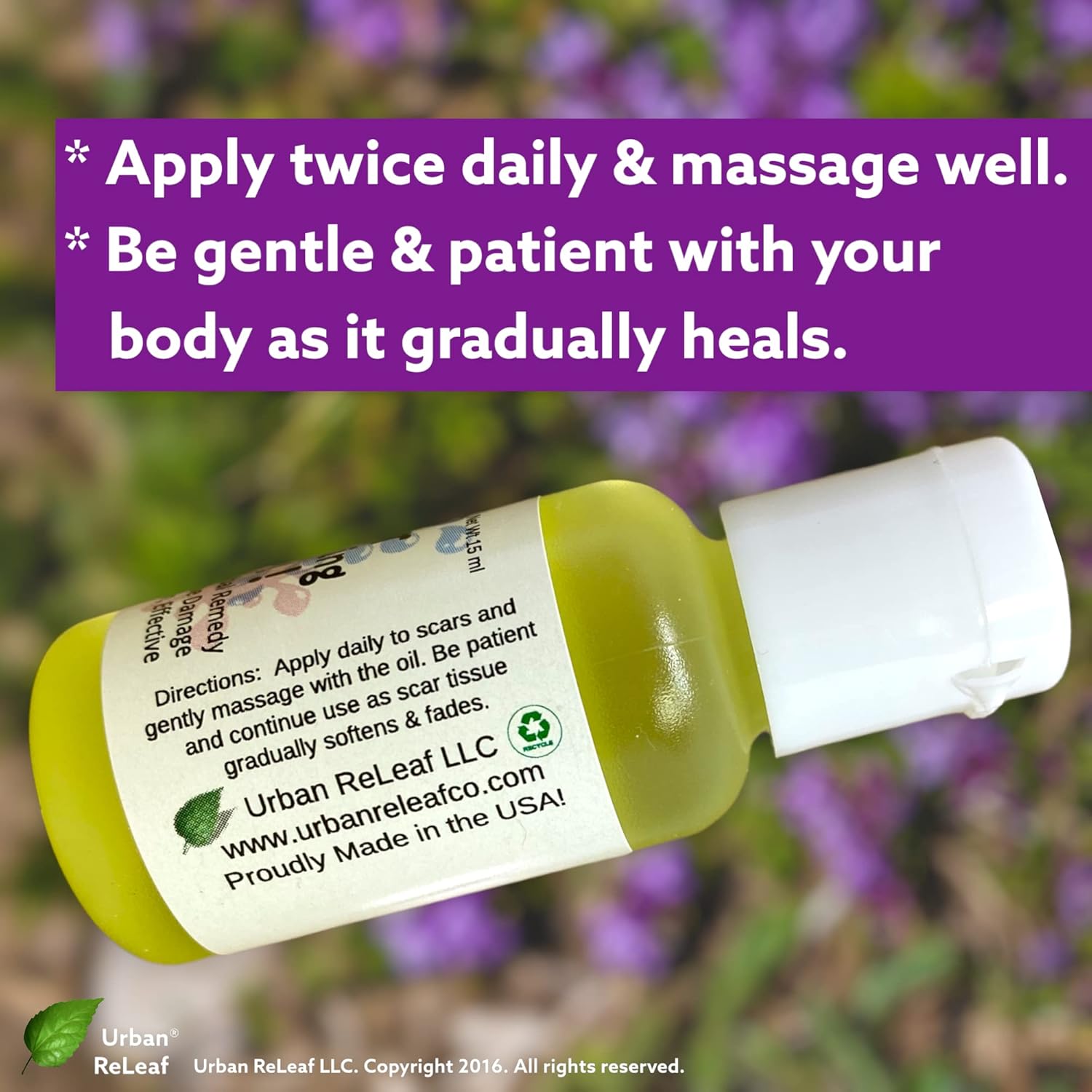 Buy Urban ReLeaf Scar Shrinking Oil ! Gently Fades Tissue Damage