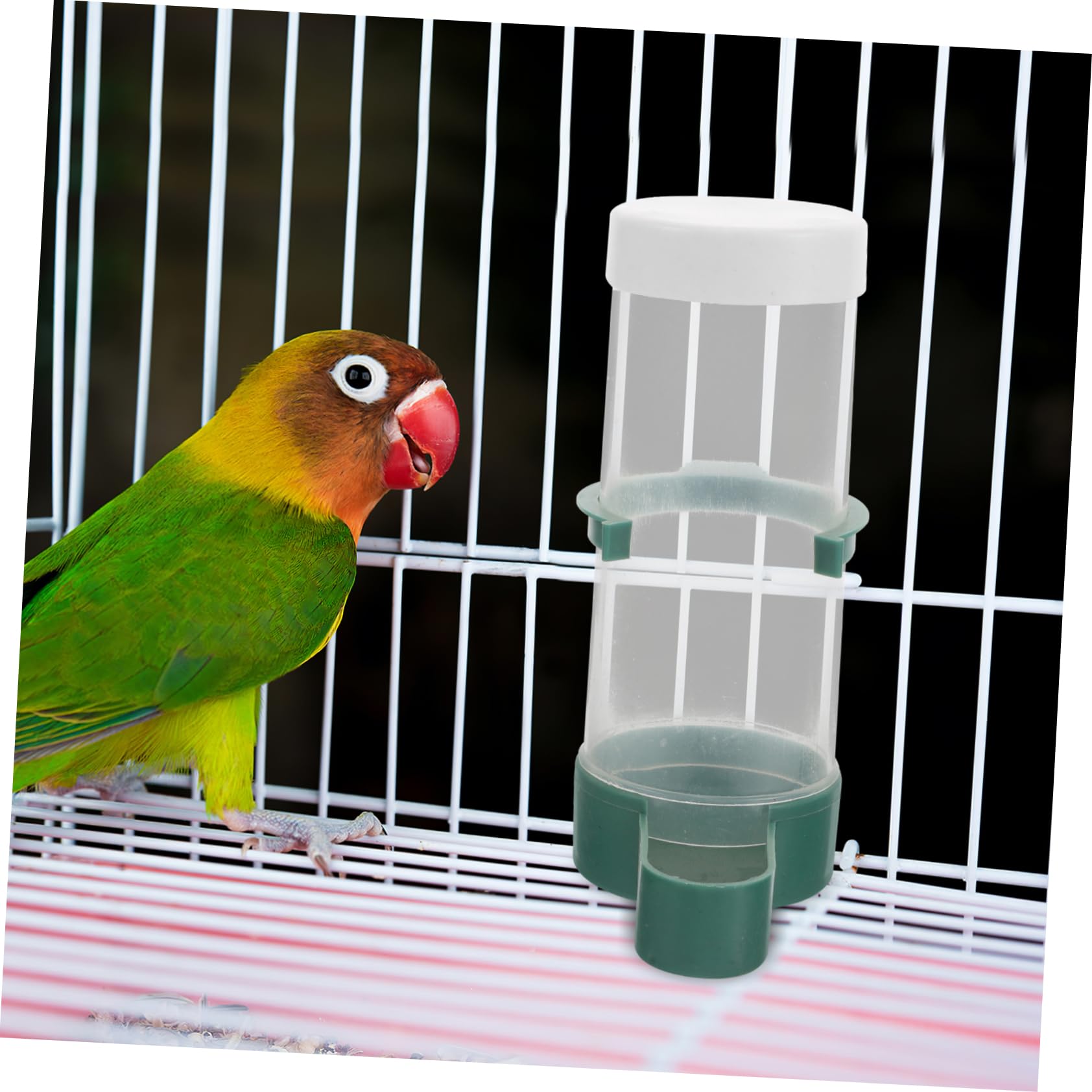 20stücke Automatischer Vogelfutterspender Wasserspender Für Vögel Für Wellensittiche Nymphensittiche Kanarienvögel Und Mit Praktischem Toploading-Design Für Einfache