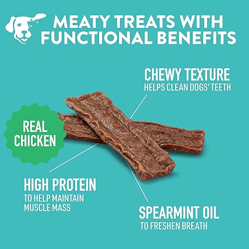 Miniatura 5 de DOGSWELL Carne seca de pollo dental 12 onzas