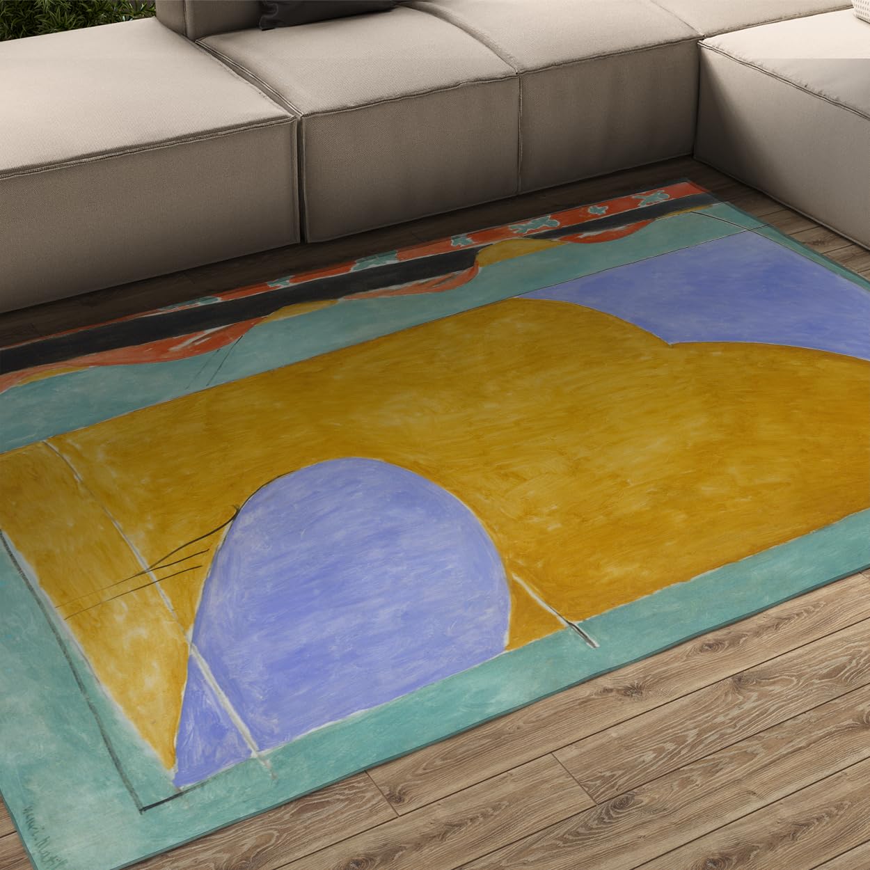 Tapis de salon Henri Matisse aux finitions soignées poils ras