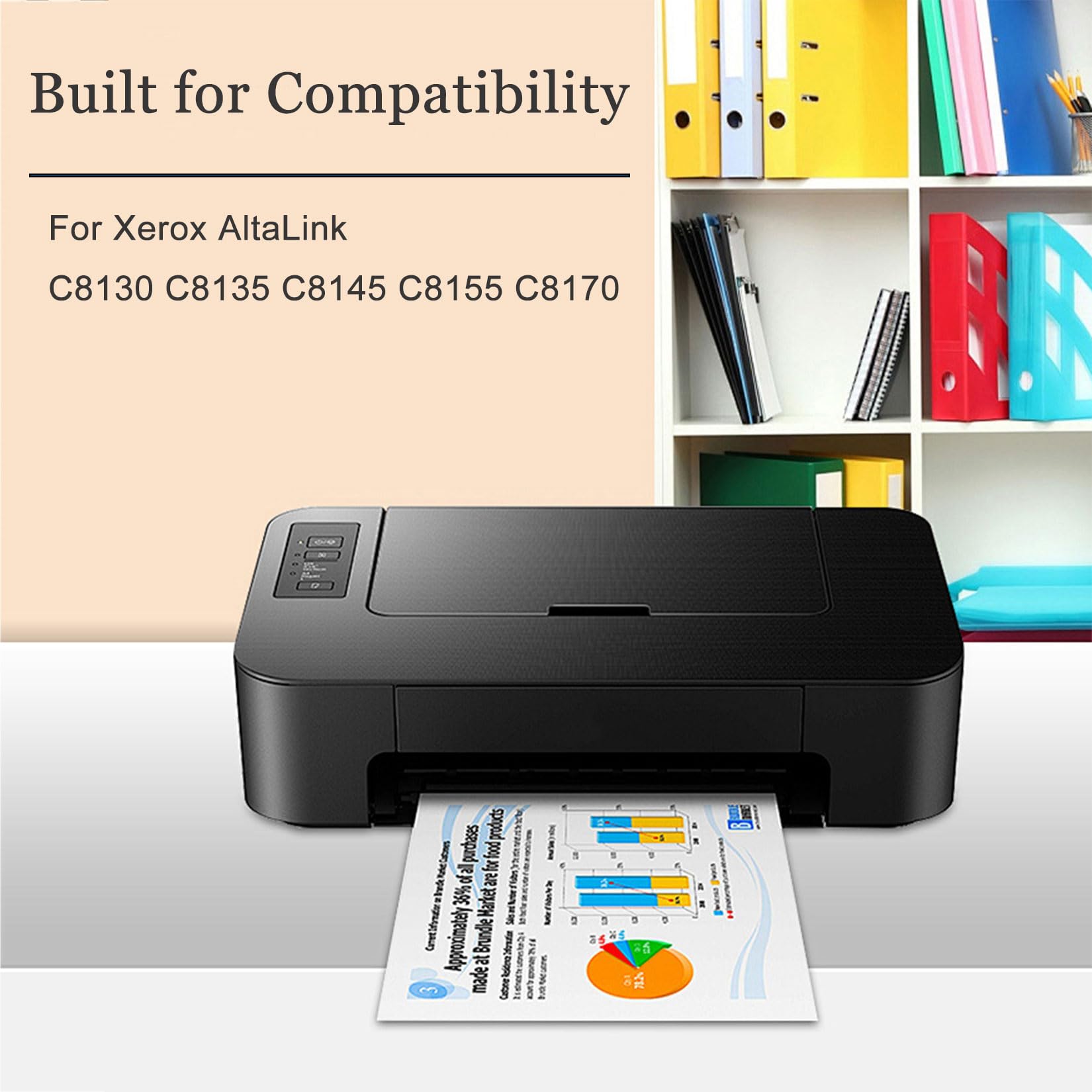 013R00681 Unità Di Tamburo Compatibile Per Xerox AltaLink C8130 C8135 C8145 C8155 C8170 Stampanti, 180000 Pagine,013R00681-4 PACK