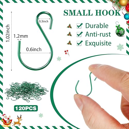 Miniatura 2 de Sratte Mini gancho en S para colgar ganchos de metal de 1 pulgada para colgar en forma de S, gancho de alambre de hierro en forma de S, ganchos de