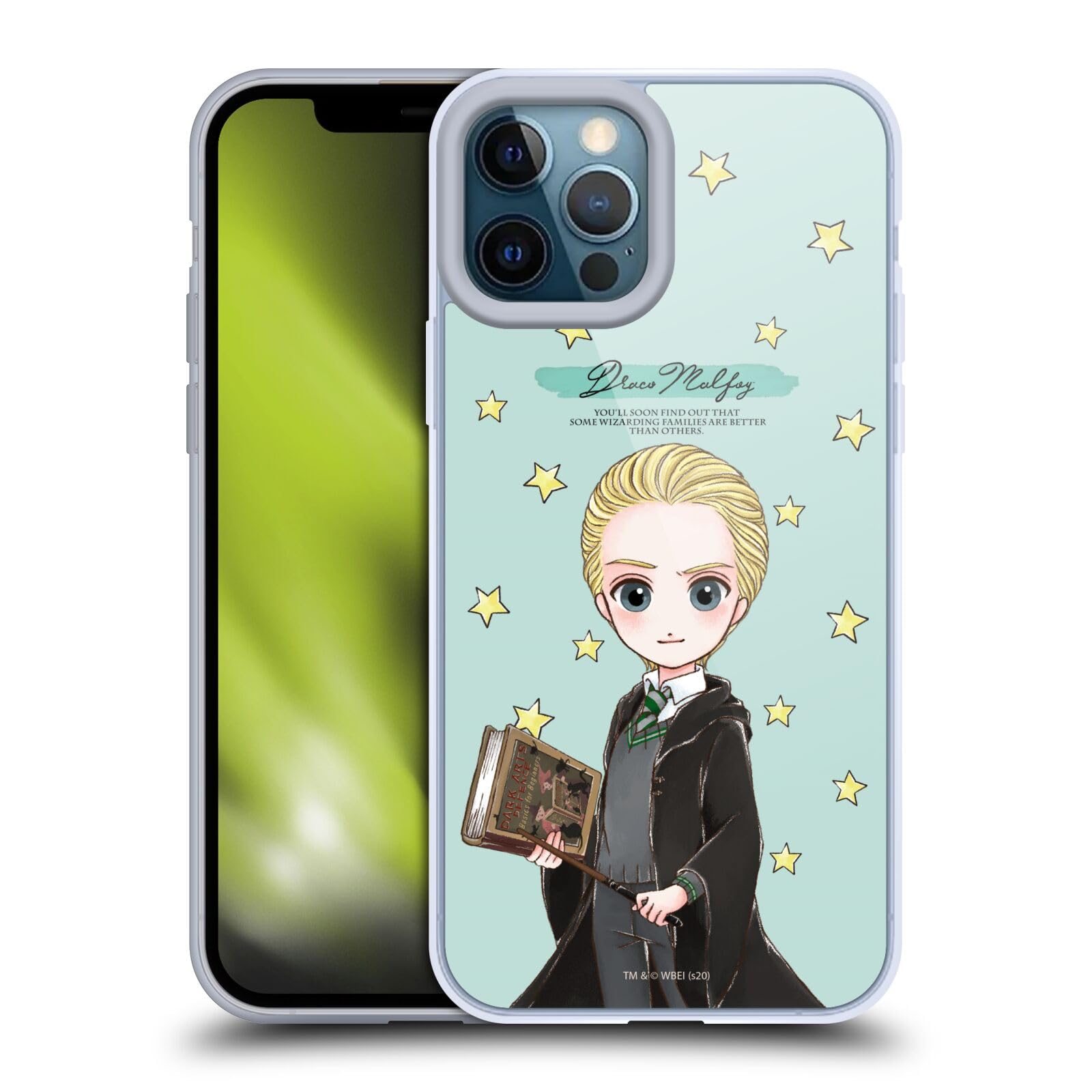 Head Case Designs Licenciado Oficialmente Harry Potter Patrón Luna Reliquias de la Muerte XXXVII Caso Funda de Gel Suave Compatible con Apple iPhone 12 / iPhone 12 Pro — view 214