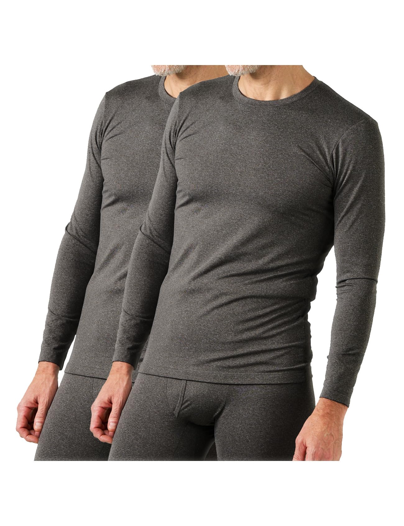 LAPASA Pacco da 2 o 1 Maglia Termica Peso Uomo Maniche Lunghe Canottiera Strato Base - Invernale Sport Allaperto Escursionismo Sci Snowboard M09/M26/M55