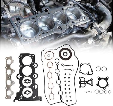 Priprilod Engine Head Gasket kit Fit for Hyundai Kia Accent Elantra Tucson Veloster Rio Soul 2012-2019 1.6L L4 DOHC G4FC G4FD# 22311-2B004 28521-2B400