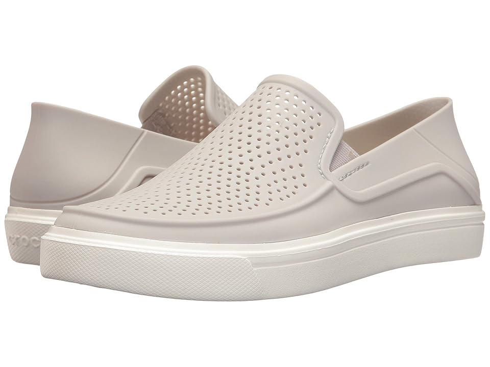 

Crocs CitiLane Roka Slip-On (Pearl White) Women's Slip on Shoes
