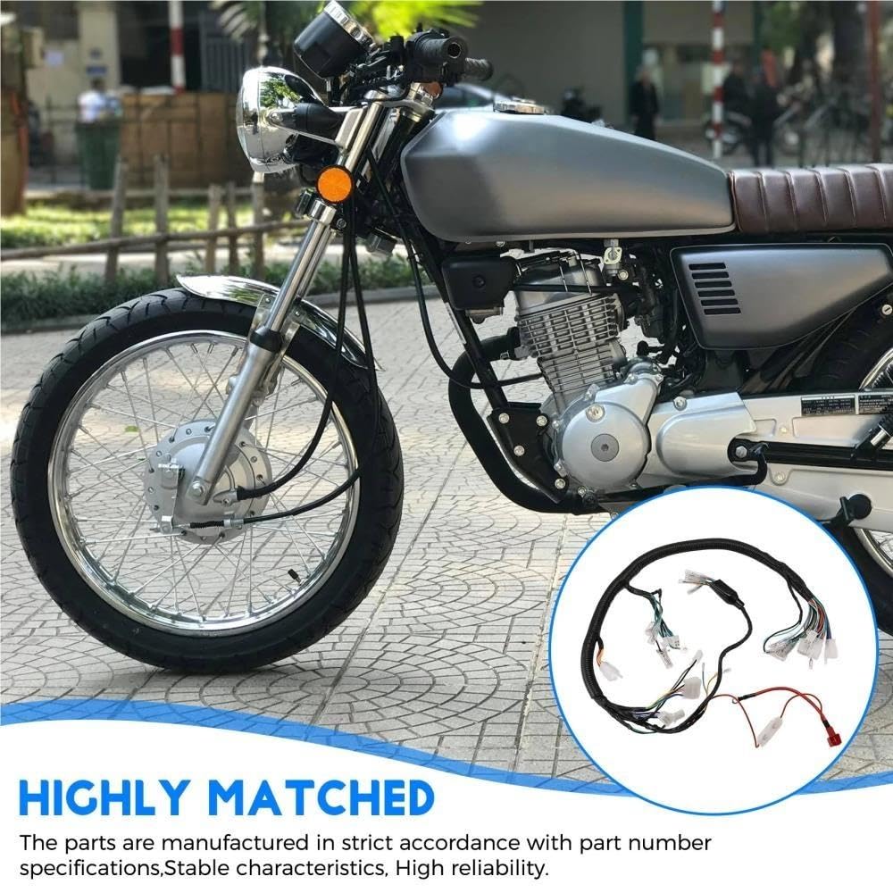 Motor kabelbaum Für Jiling CG125 ZJ125 Motorrad Elektrischer Kabelbaum CDI Zündspule Diesel Motorkabelbaum