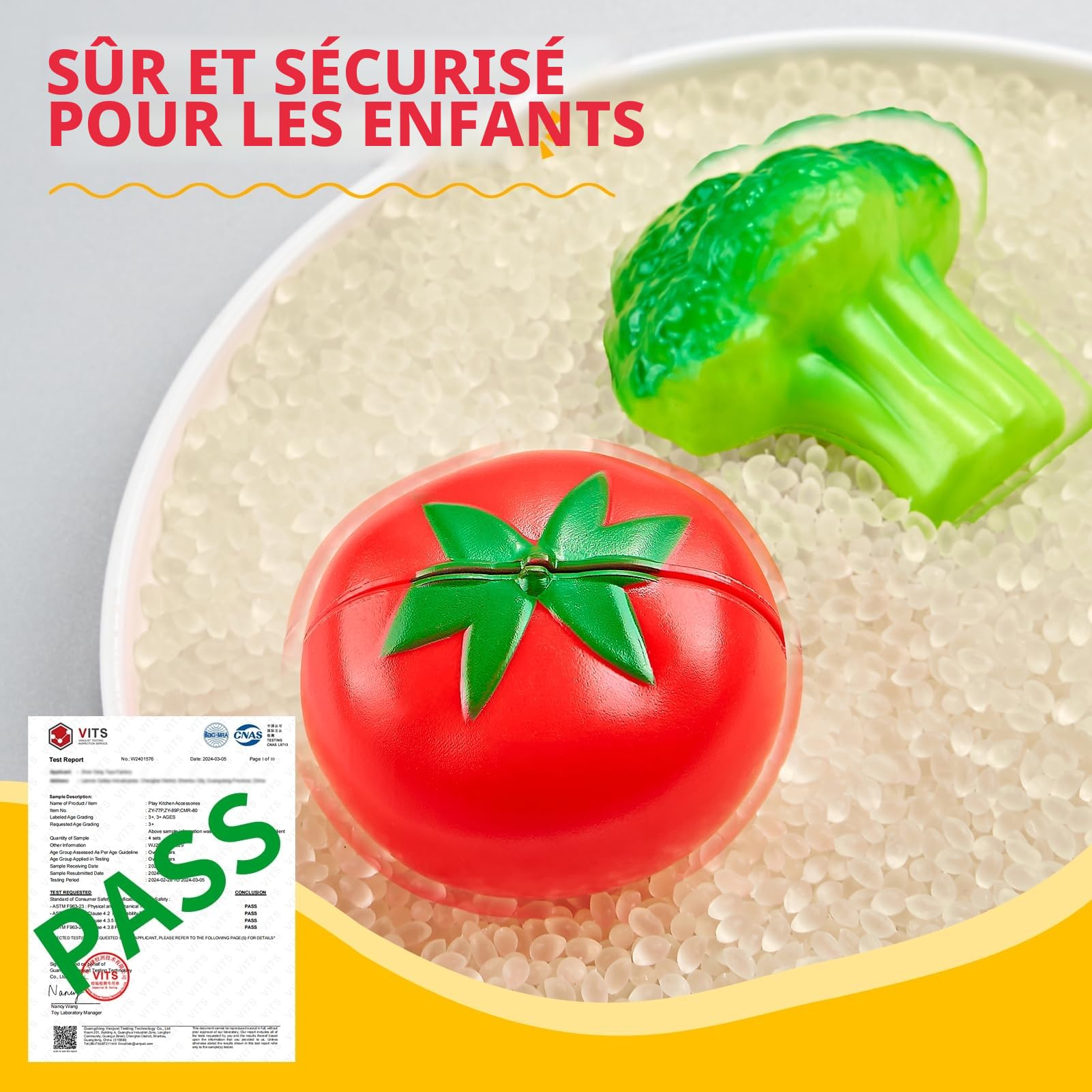 Lot de 80 Jouets Alimentaires à Découper pour la Cuisine des Tout-Petits, Jeu de Rôle de Chef pour Enfants avec Nourriture en Jouet, Panier à Pique-Nique (Édition Standard)