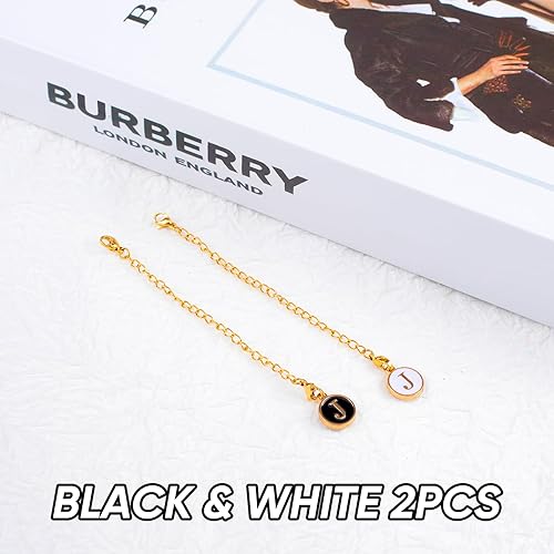 Miniatura 5 de 2 dijes de letra J para Stanley, simples y modernos, placa de identificación con nombre de taza, mango de letra inicial, dije personalizado para