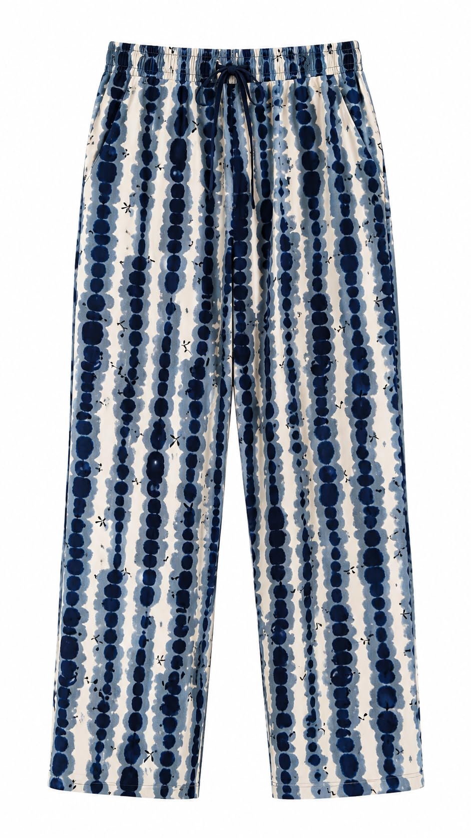 Printed Night Pajama for Women | Soft Breathable Rayon Fabric Lounge Pants with Elastic Waist and Drawstring | Relaxed Fit Sleepwear Bottoms-image-11